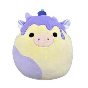 Squishmallow Benito the Blueberry Cheesecake Cow 11 inch,  NEW w Tags